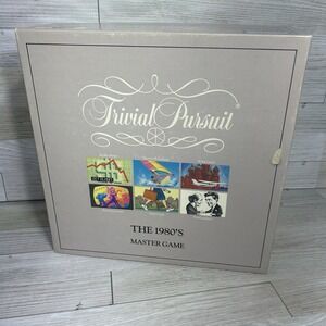 Trivial Pursuit the 80's Master Game Original Issue  1980s Vintage Complete 1989